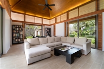 Sitting room and book collection